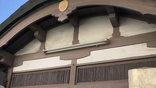古い建物の一部